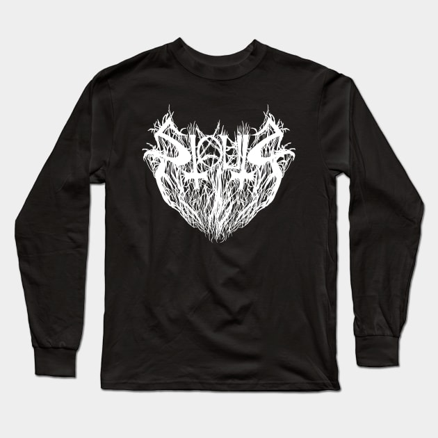 Black Metal Stouts - WHITE Long Sleeve T-Shirt by HopNationUSA